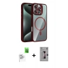 MARSİLYAN™- iPhone 16 Pro Kılıf Yadigar Asil Koleksiyonu - Siyah Bilvis 3D Mat Cam Ekran Koruyucu + Raze Metal Kamera Lens - BZ