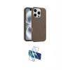 MARSİLYAN™- iPhone 16 Pro Kılıf Yankı Form Serisi - Siyah 3D Antistatik Cam Ekran Koruyucu