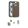 MARSİLYAN™- iPhone 16 Pro Kılıf Yankı Form Serisi - Siyah Joko Magic 5D Cam + Raze Metal Kamera Lens - CLTM
