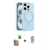 MARSİLYAN™- iPhone 16 Pro Kılıf Yankı Form Serisi - Siyah Joko Magic 5D Cam + Raze Metal Kamera Lens - CLTM