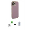 MARSİLYAN™- iPhone 16 Pro Kılıf Yankı Serisi - Siyah Joko Magic 5D Cam + Raze Metal Kamera Lens - BZ