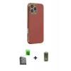 MARSİLYAN™- iPhone 16 Pro Kılıf Yankı Serisi - Siyah Joko Magic 5D Hayalet Cam + Raze Metal Kamera Lens - SH