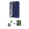 MARSİLYAN™- iPhone 16 Pro Kılıf Yankı Yansıma Özel Seri - Şeffaf 360 Full Body Arka Koruyucu + Raze Metal Kamera Lens - SH