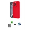 MARSİLYAN™- iPhone 16 Pro Kılıf Yankı Yansıma Özel Seri - Siyah 3D Antistatik Seramik Nano Ekran Koruyucu + Raze Metal Kamera Lens - SH