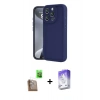 MARSİLYAN™- iPhone 16 Pro Kılıf Yankı Yansıma Özel Seri - Siyah Bilvis 5in1 3D Magic Cam Ekran Koruyucu + Raze Metal Kamera Lens - CLTM