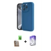 MARSİLYAN™- iPhone 16 Pro Kılıf Yankı Yansıma Özel Seri - Siyah Bilvis 5in1 3D Magic Cam Ekran Koruyucu + Raze Metal Kamera Lens - CLTM