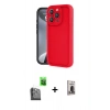 MARSİLYAN™- iPhone 16 Pro Kılıf Yankı Yansıma Özel Seri - Siyah Bilvis Hayalet Cam Ekran Koruyucu + Raze Metal Kamera Lens - SH