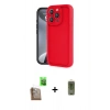 MARSİLYAN™- iPhone 16 Pro Kılıf Yankı Yansıma Özel Seri - Siyah Joko Magic 5D Hayalet Cam + Raze Metal Kamera Lens - CLTM