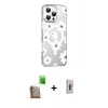 MARSİLYAN™- iPhone 16 Pro Kılıf Yörünge Işık Prime - Siyah Bilvis 3D Cam Ekran Koruyucu + Raze Metal Kamera Lens - CLTM