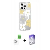 MARSİLYAN™- iPhone 16 Pro Kılıf Yörünge Işık Prime - Siyah Bilvis 5in1 3D Magic Cam Ekran Koruyucu + Raze Metal Kamera Lens - BZ