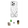 MARSİLYAN™- iPhone 16 Pro Kılıf Yörünge Işık Prime - Siyah Buffer Cam Ekran Koruyucu + Raze Metal Kamera Lens - CLTM
