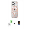 MARSİLYAN™- iPhone 16 Pro Kılıf Yörünge Işık Prime - Siyah Buffer Hayalet Cam Ekran Koruyucu + Raze Metal Kamera Lens - BZ