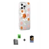 MARSİLYAN™- iPhone 16 Pro Kılıf Yörünge Işık Prime - Siyah Buffer Hayalet Cam Ekran Koruyucu + Raze Metal Kamera Lens - SH