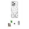 MARSİLYAN™- iPhone 16 Pro Kılıf Yörünge Işık Prime - Siyah Joko Magic 5D Cam + Raze Metal Kamera Lens - CLTM