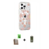 MARSİLYAN™- iPhone 16 Pro Kılıf Yörünge Işık Prime - Siyah Joko Magic 5D Hayalet Cam + Raze Metal Kamera Lens - CLTM