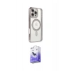 MARSİLYAN™- iPhone 16 Pro Kılıf Zirve Doku Prime - Siyah Bilvis 5in1 5D Magic Hayalet Cam Ekran Koruyucu