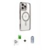 MARSİLYAN™- iPhone 16 Pro Kılıf Zirve Doku Prime - Siyah Joko Magic 5D Cam + Raze Metal Kamera Lens - BZ