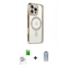 MARSİLYAN™- iPhone 16 Pro Kılıf Zirve Doku Prime - Siyah Joko Magic 5D Cam + Raze Metal Kamera Lens - BZ