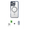 MARSİLYAN™- iPhone 16 Pro Kılıf Zirve Doku Prime - Siyah Joko Magic 5D Cam + Raze Metal Kamera Lens - BZ
