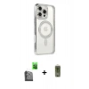 MARSİLYAN™- iPhone 16 Pro Kılıf Zirve Doku Prime - Siyah Joko Magic 5D Hayalet Cam + Raze Metal Kamera Lens - SH