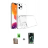 MARSİLYAN™- iPhone 16 Pro Kılıf Zirve Doku - Siyah 360 Mat Full Body Arka Koruyucu + Raze Metal Kamera Lens - CLTM