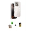 MARSİLYAN™- iPhone 16 Pro Kılıf Zirve Klasik Prime - Siyah Buffer Cam Ekran Koruyucu + Raze Metal Kamera Lens - CLTM