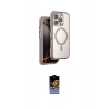 MARSİLYAN™- iPhone 16 Pro Kılıf Zirve Klasik Prime - Siyah Buffer Hayalet Cam Ekran Koruyucu