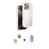 MARSİLYAN™- iPhone 16 Pro Kılıf Zirve Klasik Prime - Siyah Joko Magic 5D Cam + Raze Metal Kamera Lens - BZ