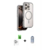 MARSİLYAN™- iPhone 16 Pro Kılıf Zirve Klasik Prime - Siyah Joko Magic 5D Cam + Raze Metal Kamera Lens - BZ
