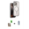 MARSİLYAN™- iPhone 16 Pro Kılıf Zirve Klasik Prime - Siyah Joko Magic 5D Cam + Raze Metal Kamera Lens - CLTM