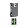 MARSİLYAN™- iPhone 16 Pro Kılıf Zirve Modern Prime - Şeffaf 360 Full Body Arka Koruyucu