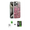 MARSİLYAN™- iPhone 16 Pro Kılıf Zirve Modern Prime - Şeffaf 360 Full Body Arka Koruyucu + Raze Metal Kamera Lens - BZ