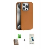 MARSİLYAN™- iPhone 16 Pro Kılıf Zirve Modern Prime - Şeffaf Pasifik Cam Ekran Koruyucu + Raze Metal Kamera Lens - CLTM