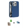 MARSİLYAN™- iPhone 16 Pro Kılıf Zirve Modern Prime - Siyah 3D Antistatik Seramik Nano Ekran Koruyucu + Raze Metal Kamera Lens - CLTM