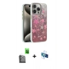 MARSİLYAN™- iPhone 16 Pro Kılıf Zirve Modern Prime - Siyah 3D Antistatik Seramik Nano Ekran Koruyucu + Raze Metal Kamera Lens - SH