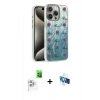 MARSİLYAN™- iPhone 16 Pro Kılıf Zirve Modern Prime - Siyah 3D Antistatik Seramik Nano Ekran Koruyucu + Raze Metal Kamera Lens - BZ