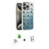MARSİLYAN™- iPhone 16 Pro Kılıf Zirve Modern Prime - Siyah Bilvis 0.18mm Plus Cam Ekran Koruyucu + Raze Metal Kamera Lens - BZ