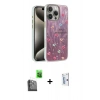 MARSİLYAN™- iPhone 16 Pro Kılıf Zirve Modern Prime - Siyah Bilvis 0.18mm Plus Cam Ekran Koruyucu + Raze Metal Kamera Lens - SH