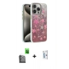 MARSİLYAN™- iPhone 16 Pro Kılıf Zirve Modern Prime - Siyah Bilvis 0.18mm Plus Cam Ekran Koruyucu + Raze Metal Kamera Lens - SH