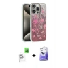 MARSİLYAN™- iPhone 16 Pro Kılıf Zirve Modern Prime - Siyah Bilvis 5in1 5D Magic Hayalet Cam Ekran Koruyucu + Raze Metal Kamera Lens - BZ