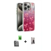 MARSİLYAN™- iPhone 16 Pro Kılıf Zirve Modern Prime - Siyah Bilvis Hayalet Cam Ekran Koruyucu + Raze Metal Kamera Lens - SH