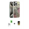 MARSİLYAN™- iPhone 16 Pro Kılıf Zirve Modern Prime - Siyah Buffer Cam Ekran Koruyucu + Raze Metal Kamera Lens - BZ