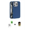 MARSİLYAN™- iPhone 16 Pro Kılıf Zirve Modern Prime - Siyah Buffer Cam Ekran Koruyucu + Raze Metal Kamera Lens - BZ