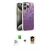 MARSİLYAN™- iPhone 16 Pro Kılıf Zirve Modern Prime - Siyah Buffer Cam Ekran Koruyucu + Raze Metal Kamera Lens - BZ