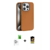 MARSİLYAN™- iPhone 16 Pro Kılıf Zirve Modern Prime - Siyah Buffer Cam Ekran Koruyucu + Raze Metal Kamera Lens - BZ