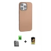 MARSİLYAN™- iPhone 16 Pro Kılıf Zirve Modern Prime - Siyah Buffer Cam Ekran Koruyucu + Raze Metal Kamera Lens - SH