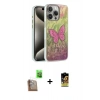 MARSİLYAN™- iPhone 16 Pro Kılıf Zirve Modern Prime - Siyah Buffer Cam Ekran Koruyucu + Raze Metal Kamera Lens - CLTM