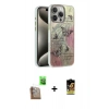 MARSİLYAN™- iPhone 16 Pro Kılıf Zirve Modern Prime - Siyah Buffer Cam Ekran Koruyucu + Raze Metal Kamera Lens - CLTM