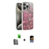 MARSİLYAN™- iPhone 16 Pro Kılıf Zirve Modern Prime - Siyah Buffer Hayalet Cam Ekran Koruyucu + Raze Metal Kamera Lens - SH