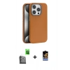 MARSİLYAN™- iPhone 16 Pro Kılıf Zirve Modern Prime - Siyah Buffer Hayalet Cam Ekran Koruyucu + Raze Metal Kamera Lens - SH